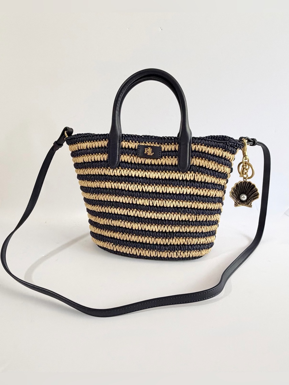Ralph Lauren Brie Straw Bag